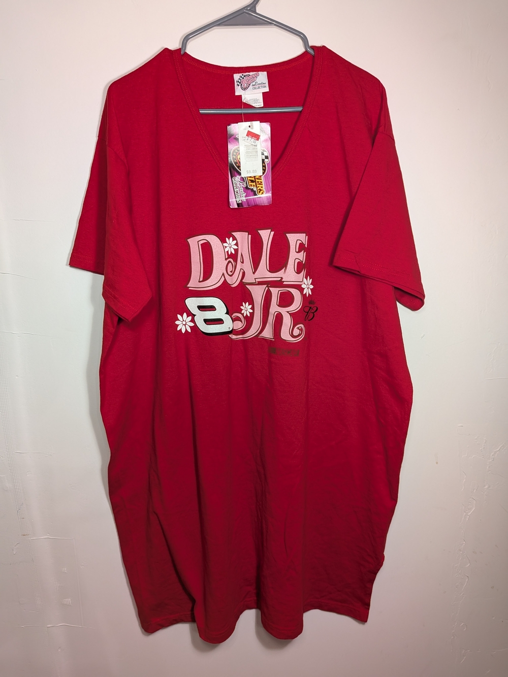 Vintage Winners Circle Women’s Dale Earnhardt Jr Nascar Nightgown Sleep Shirt OS